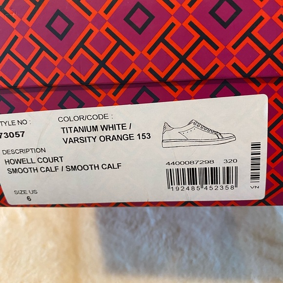 TORY BURCH HOWELL COURT LACE UP SNEAKERS - Picture 9 of 9